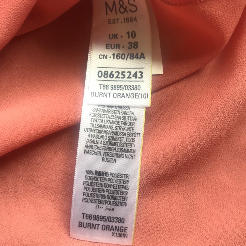 Indigo M&S flowy boho top beautiful women 6/small - Picture 3 of 4